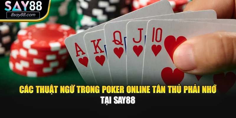 Các Thuật Ngữ Trong Poker Online Tân Thủ Phải Nhớ Tại Say88